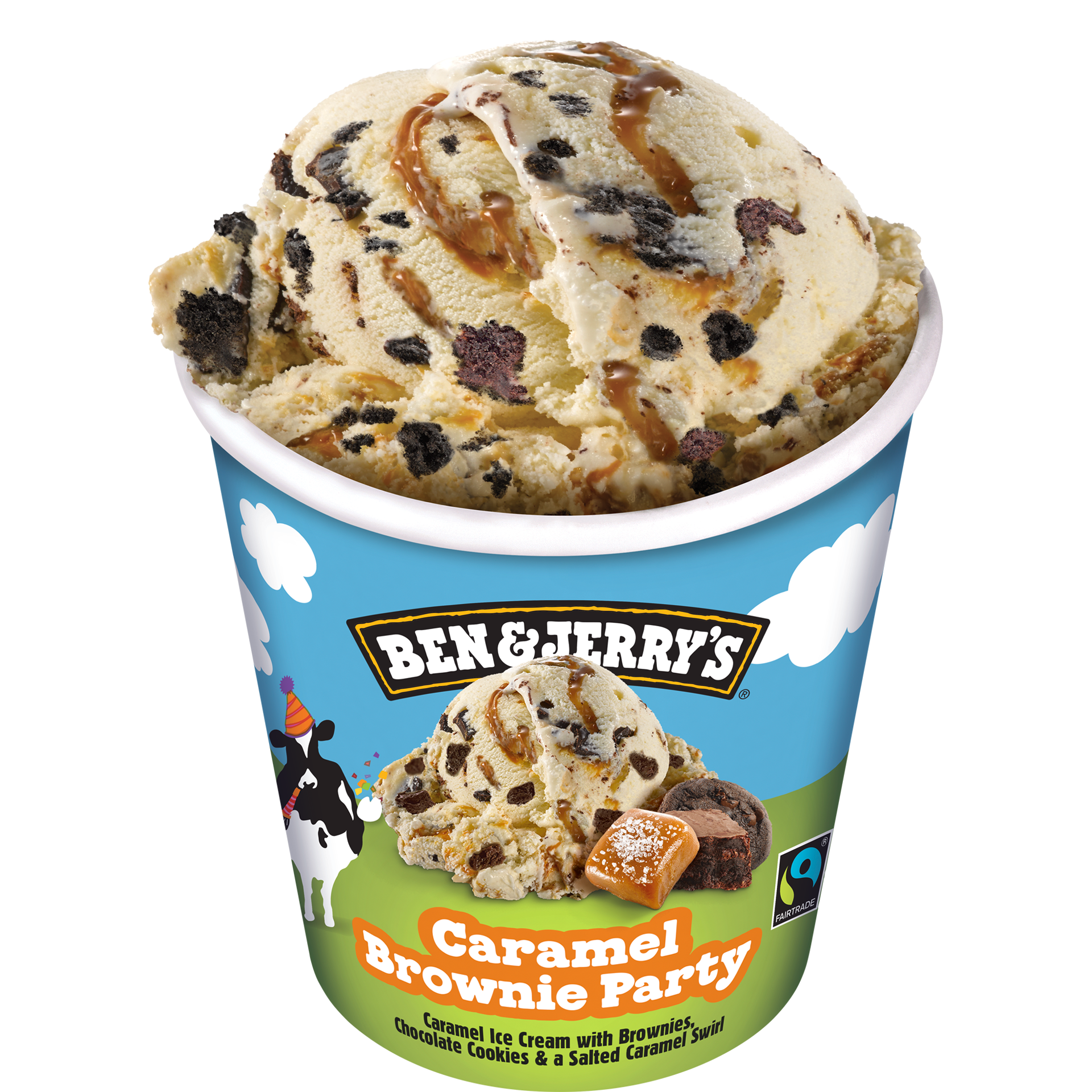 Caramel Brownie Party Original Ice Cream Pints